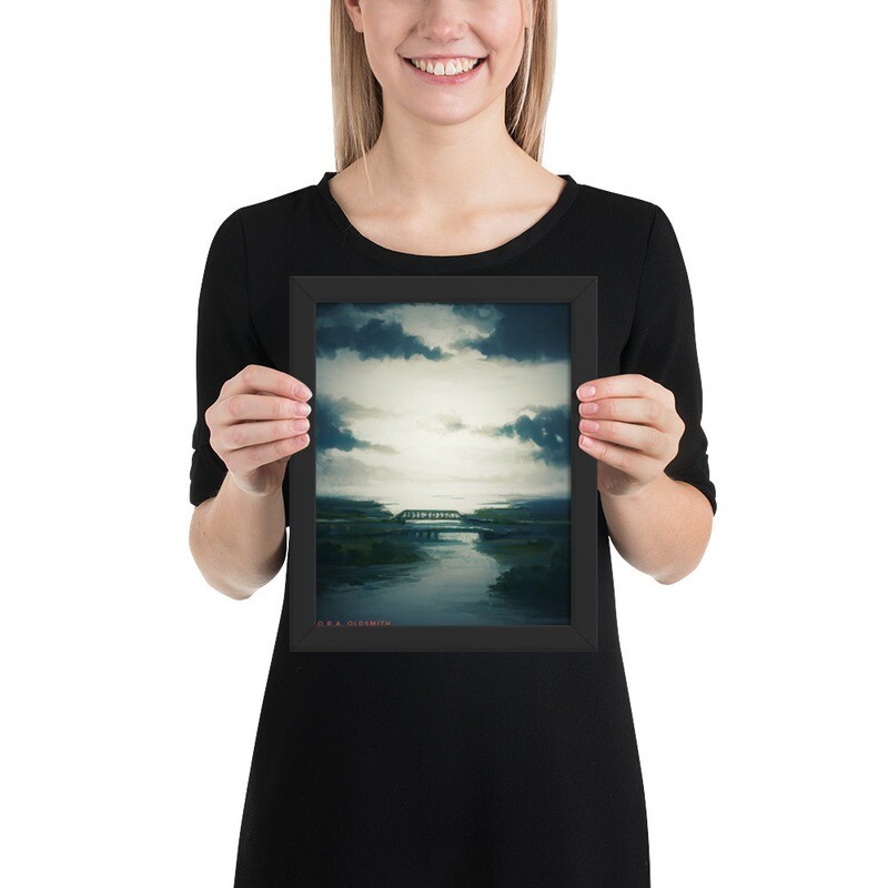 Gerahmtes Poster auf Fotopapier