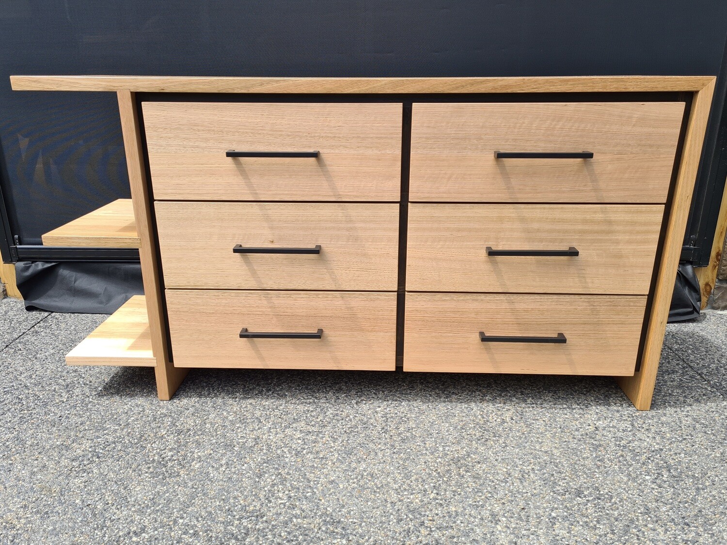 Dresser Black Face Framed