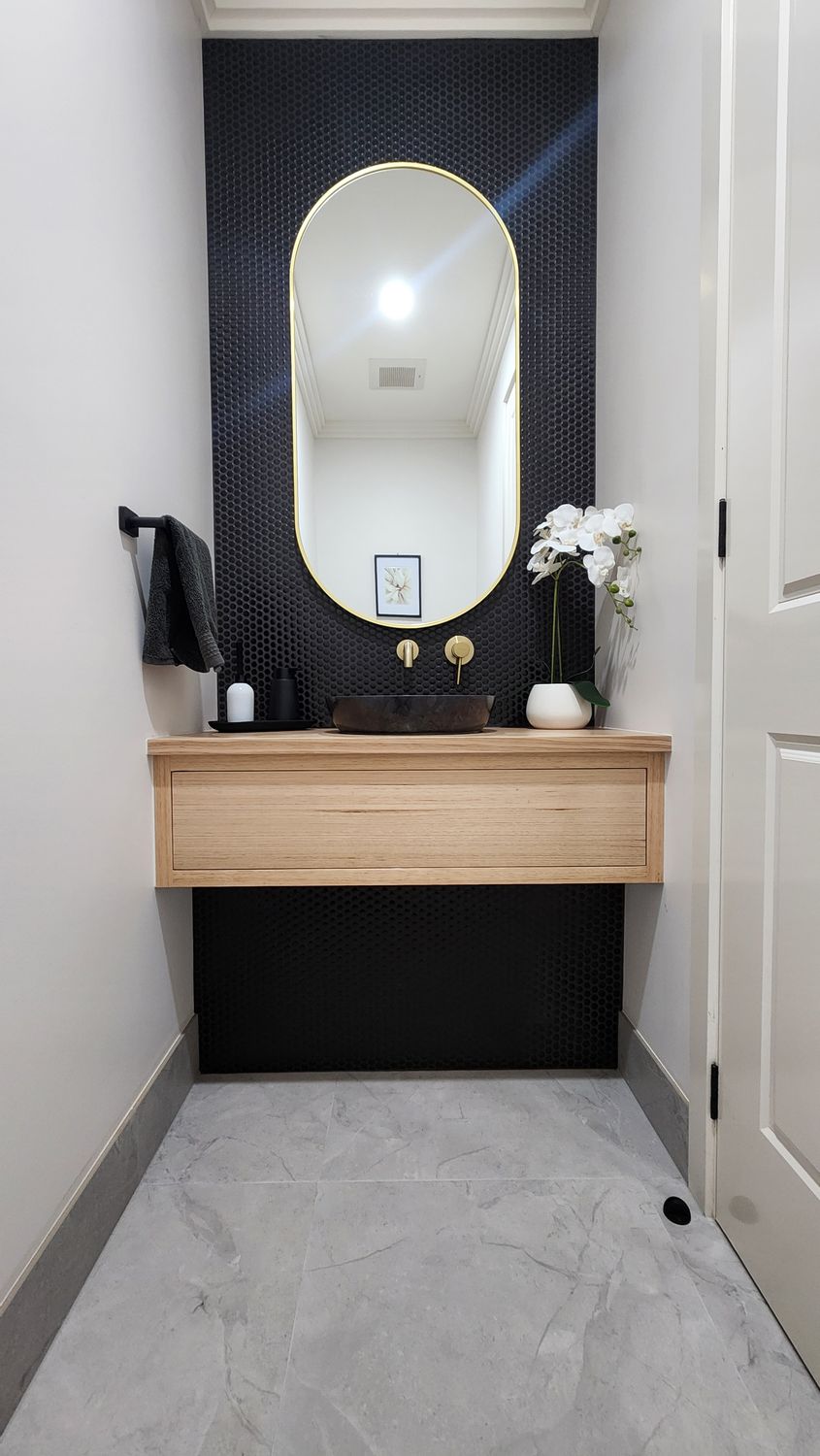 Solid Timber Floating Vanity