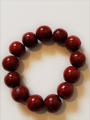 Chunky Red Bracelet