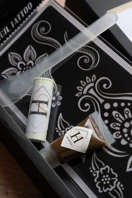 Kit pochoirs DIY henné et jagua