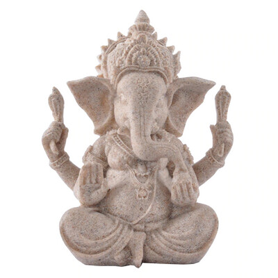 Escultura de Ganesha de Arenito