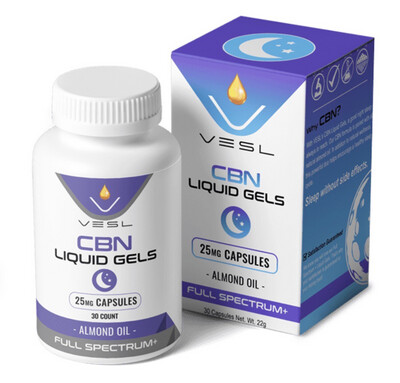 VESL CBN Sleep Aid - Liquid Gels 750mg