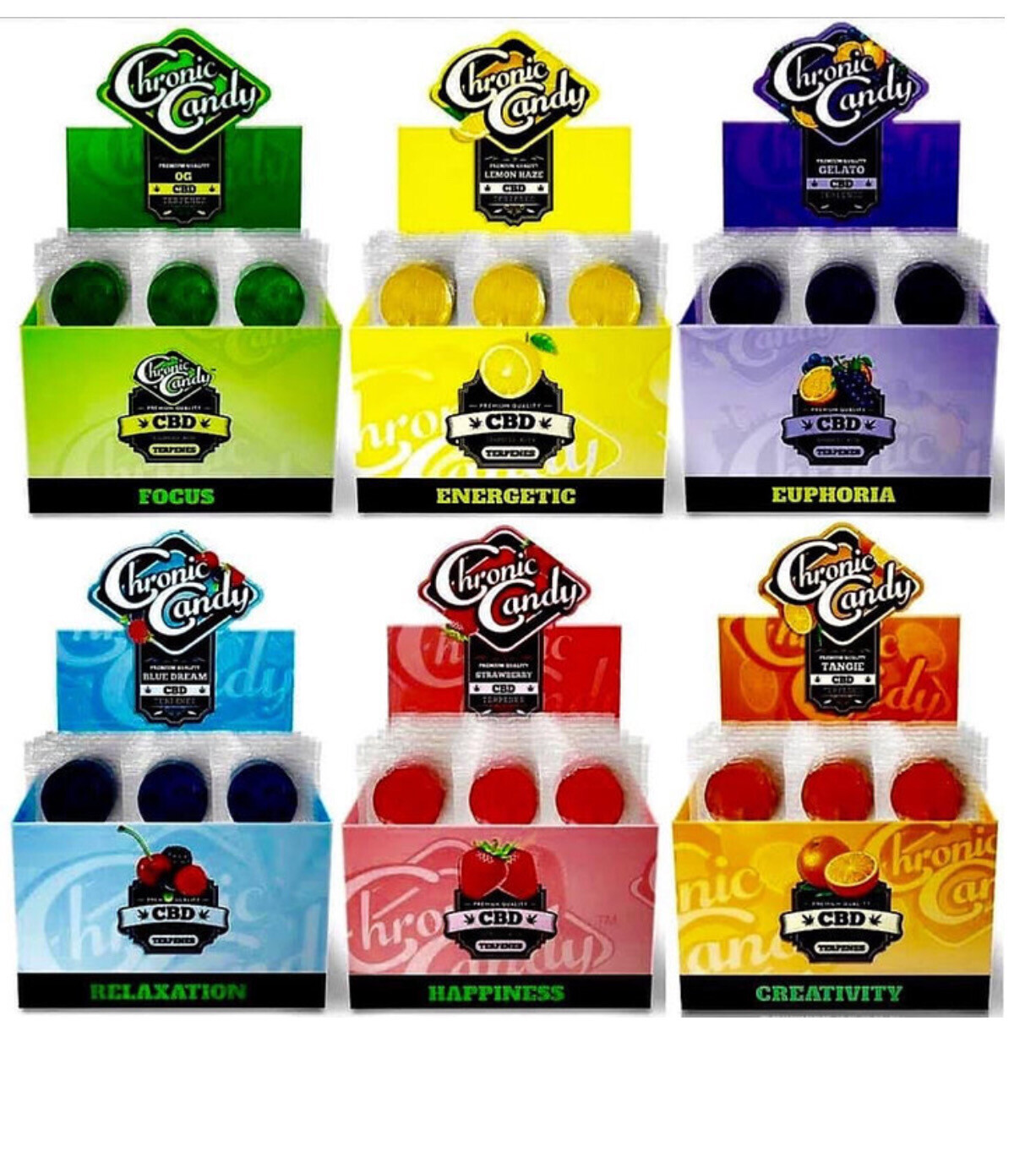 Chronic Candy CBD Lollipops