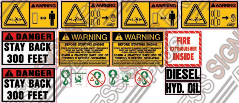 Generic Log Skidder Warnings