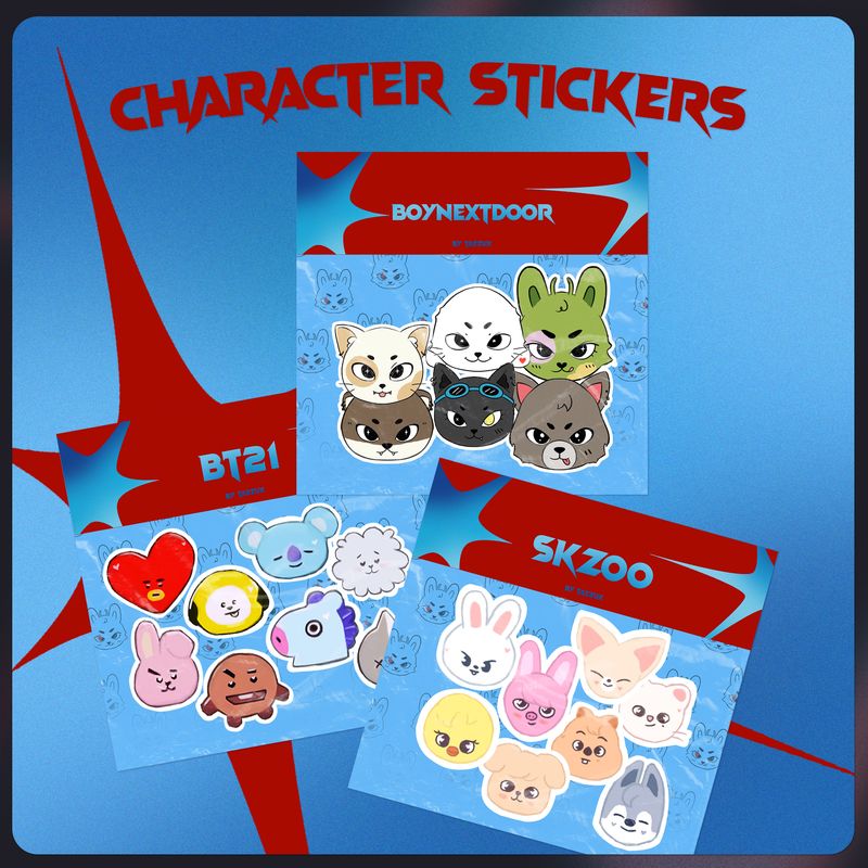 Character Sticker Sets
