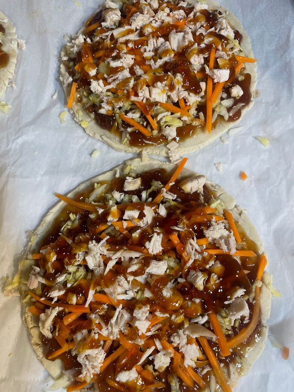 GF DF Japanese Teriyaki Chicken Pizza