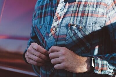 Blue Flannel Plaid Classic