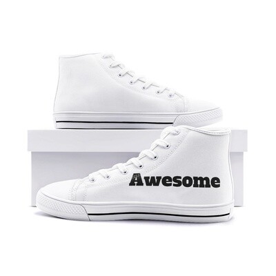 AWESOME -Unisex High Top Canvas Shoes