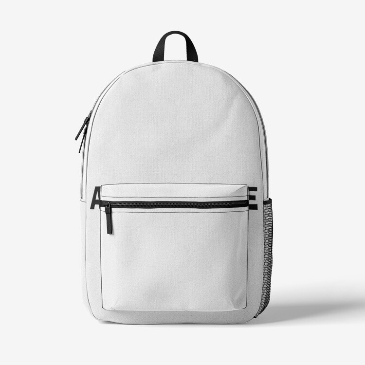  Retro Colorful Print Trendy Backpack