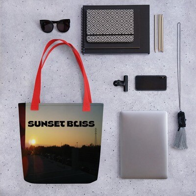 SUNSET BLISS-Tote bag