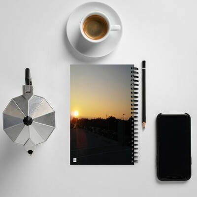 SUNSET BLISS-Spiral notebook