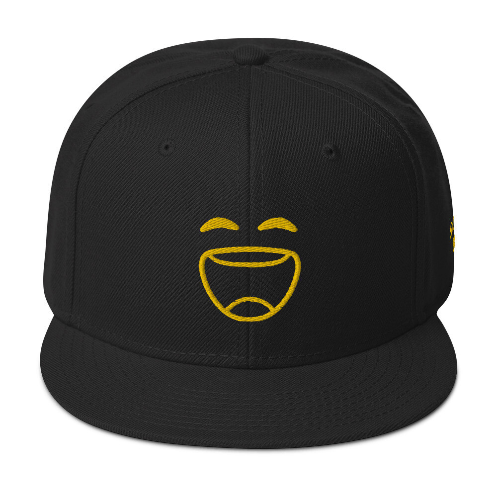LAUGH HARD-Snapback Hat