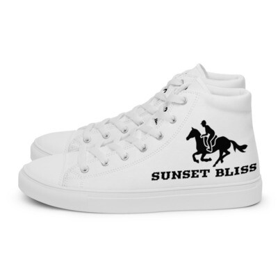 SUNSET BLISS RIDER-Men’s high top canvas shoes