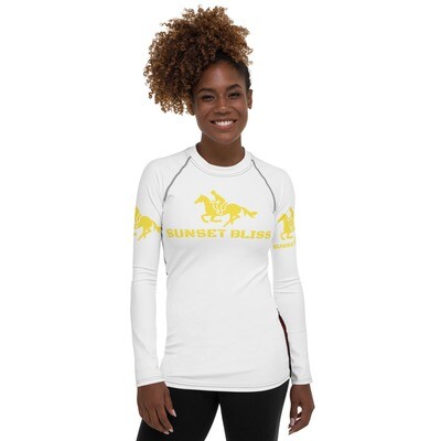 SUNSET BLISS-Women&#39;s Rash Guard