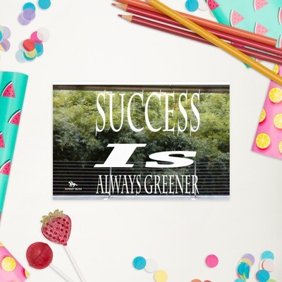 SUCCESS IS-Standard Postcard