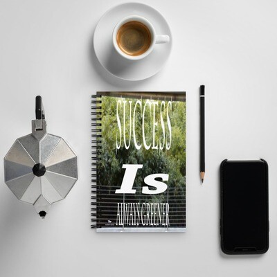 SUCCESS IS-Spiral notebook