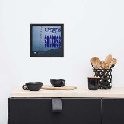 ELECTRIFYING-Framed poster