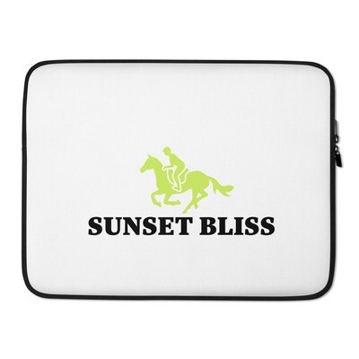 SUNSET BLISS RIDER-Laptop Sleeve