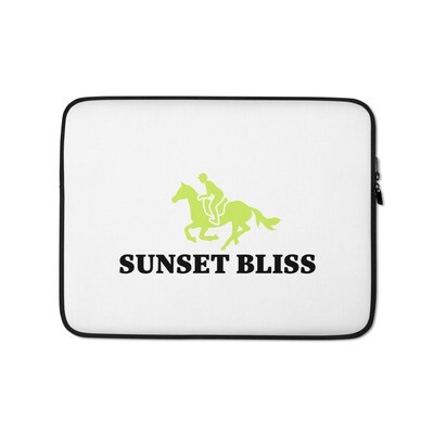 SUNSET BLISS RIDER-Laptop Sleeve