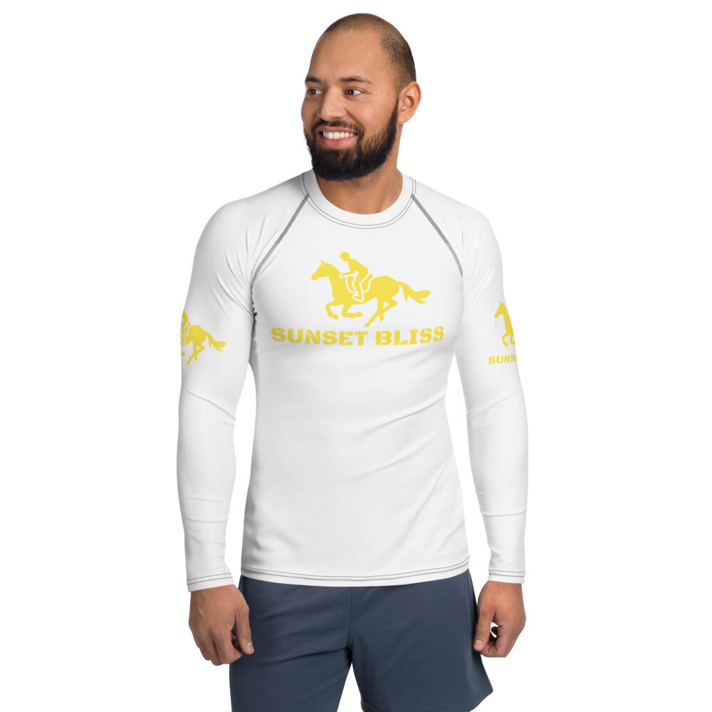 SUNSET BLISS-Men&#39;s Rash Guard, Size: XS