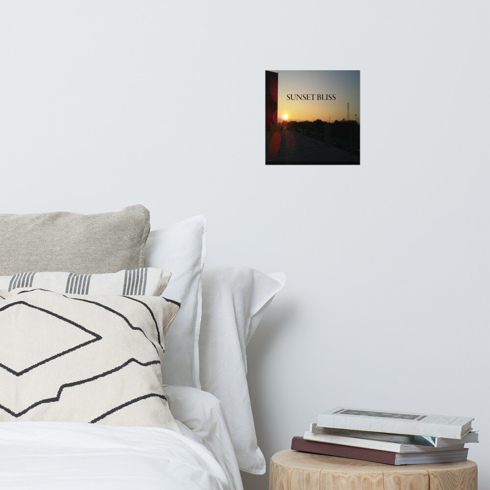 SUNSET BLISS-Poster, Size: 10×10