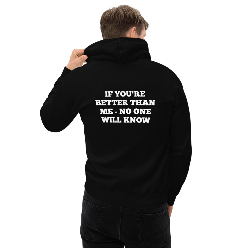 OUTWORK-Unisex Hoodie, Color: Black, Size: S