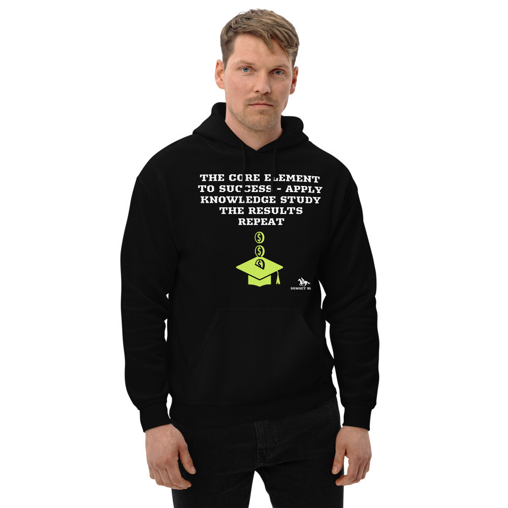 CORE ELEMENT-Unisex Hoodie, Color: Black, Size: S