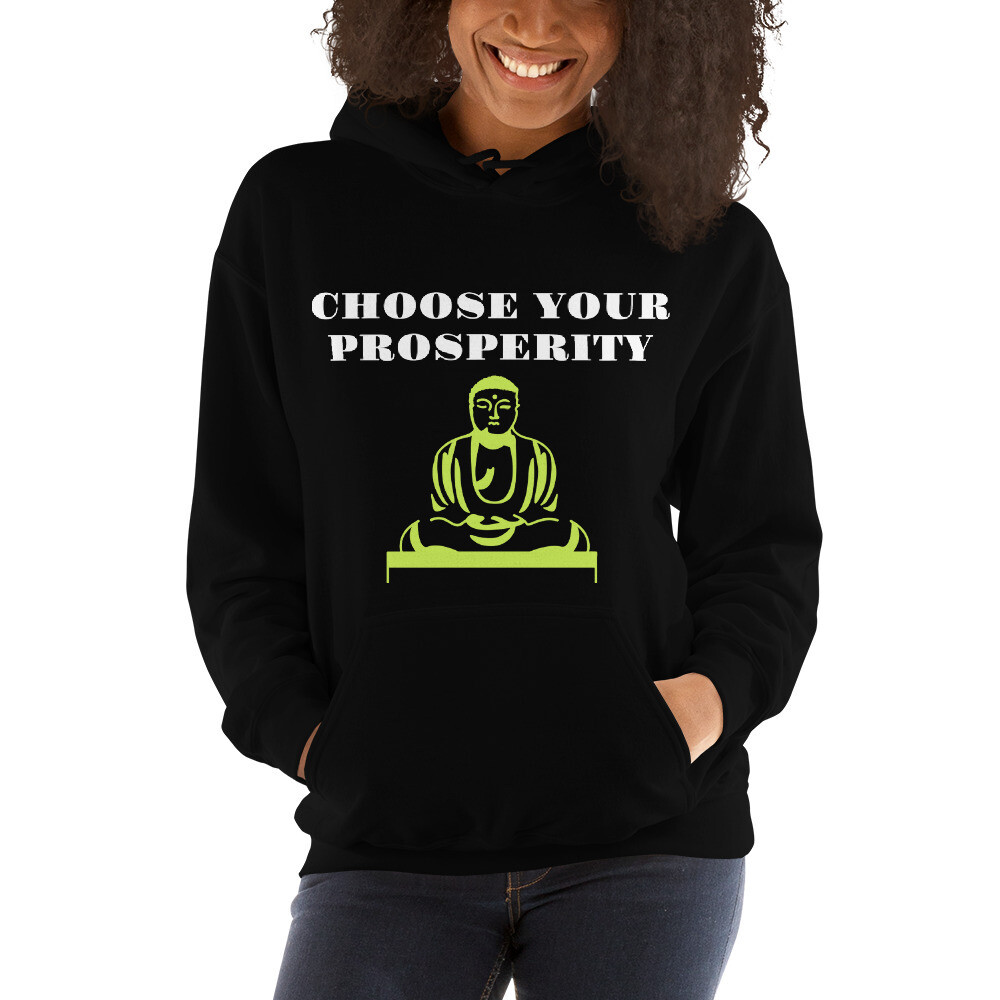 CHOOSE-Unisex Hoodie, Color: Black, Size: S