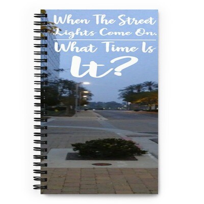 TIME IS-Spiral notebook