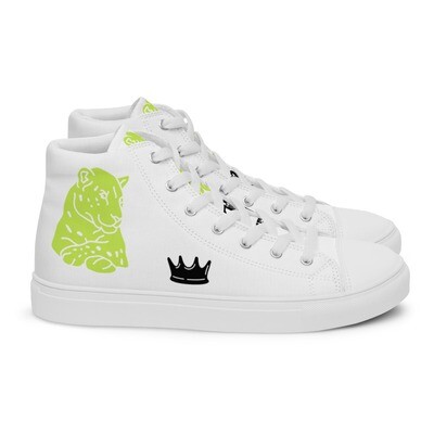 ATTITUDE REPORT V.2 YELLOW\ BLACK-Women’s high top canvas shoes