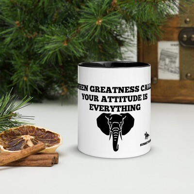 GREATNESS CALLS-Mug with Color Inside
