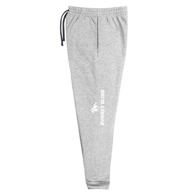 SUNSET BLISS RIDER\WHITE PRINT-Unisex Joggers