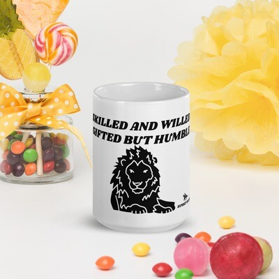HUMBLE-White glossy mug
