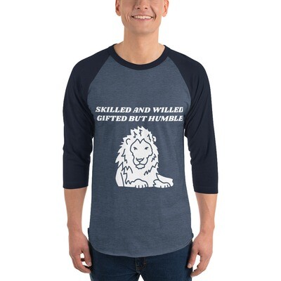 HUMBLE-3/4 sleeve raglan shirt