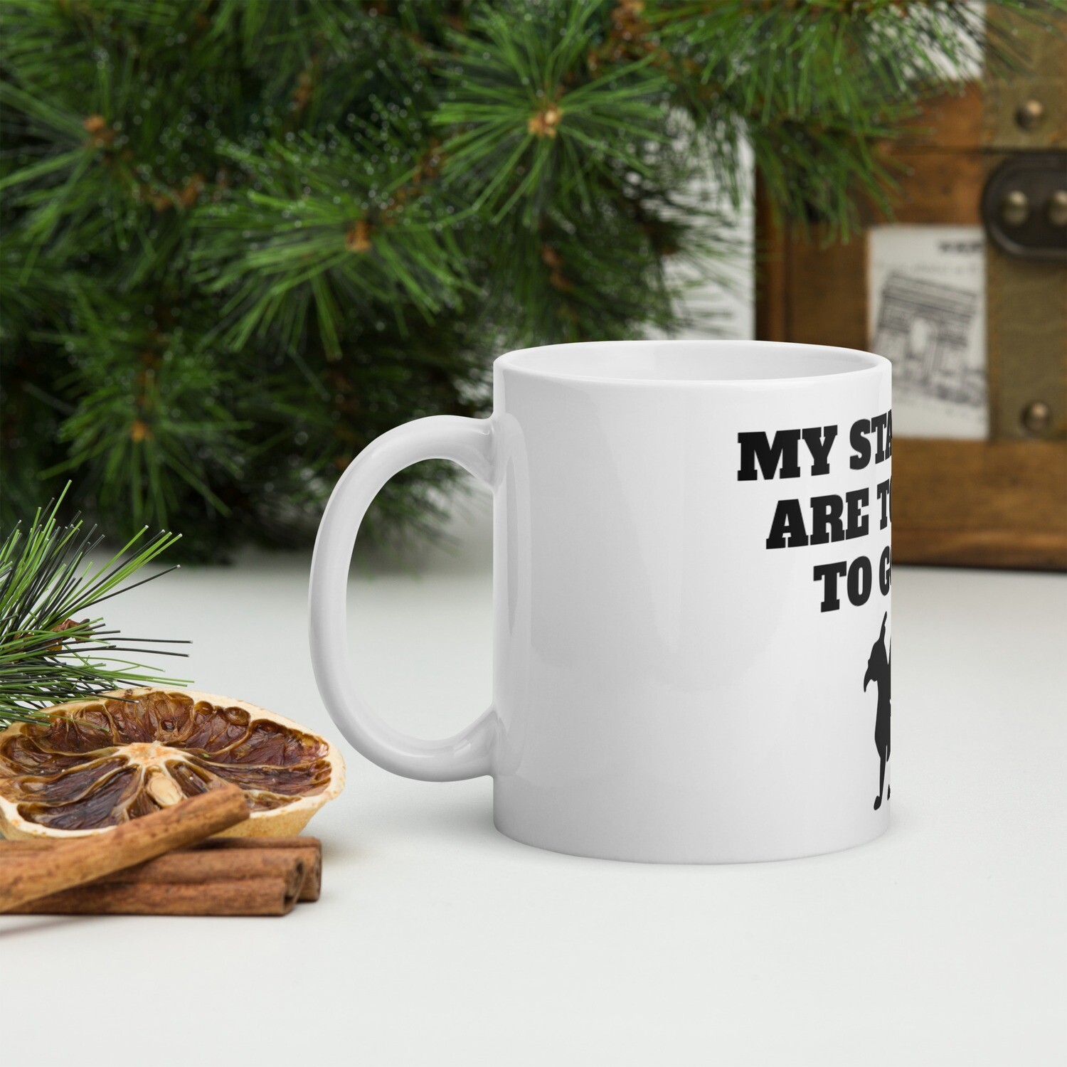 MISS STANDARDS-White glossy mug, Size: 11oz