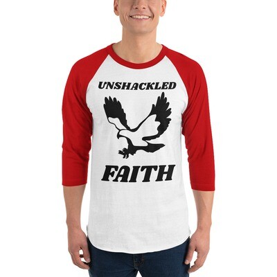 UNSHACKLED-3/4 sleeve raglan shirt