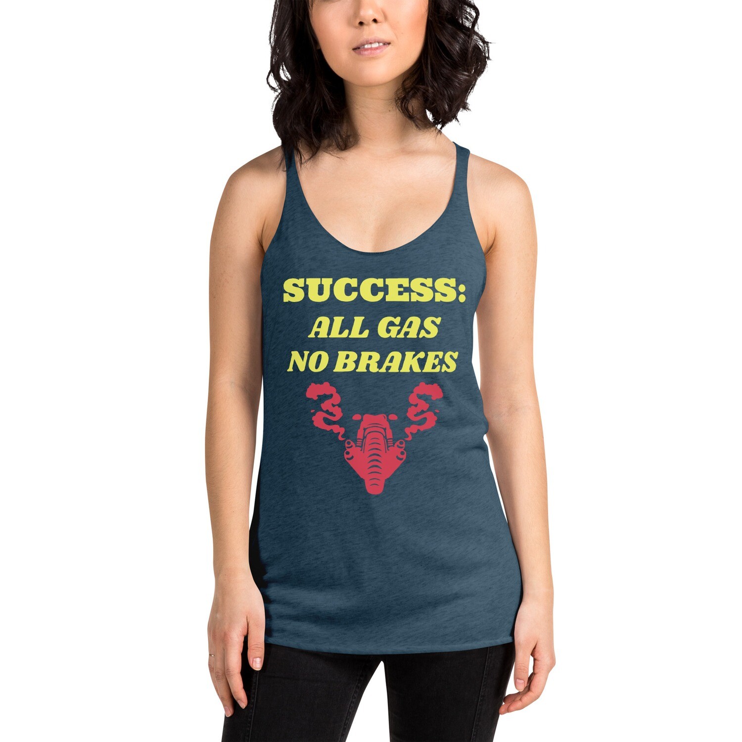 NO BRAKES-Women&#39;s Racerback Tank