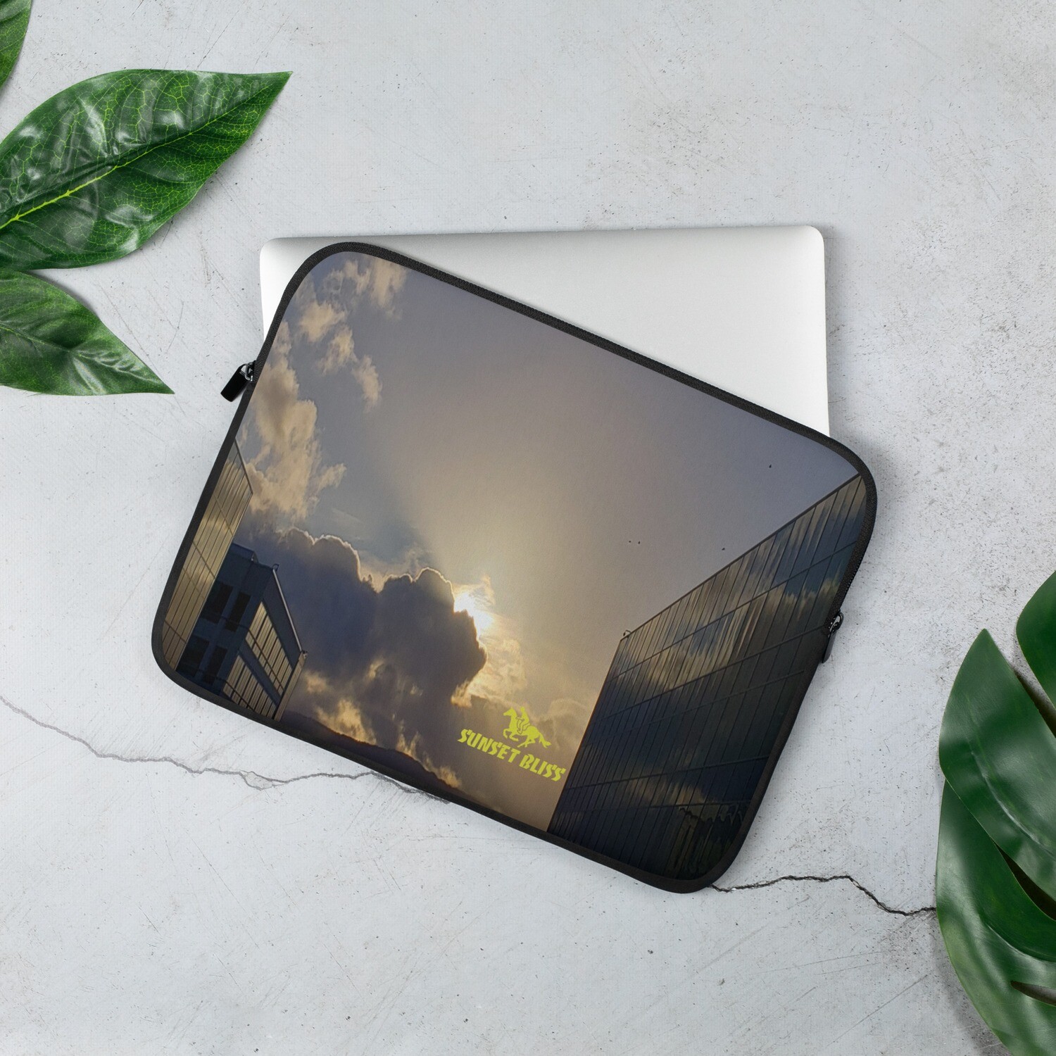 TOP FLIGHT SKYLINE-Laptop Sleeve, Size: 13 in