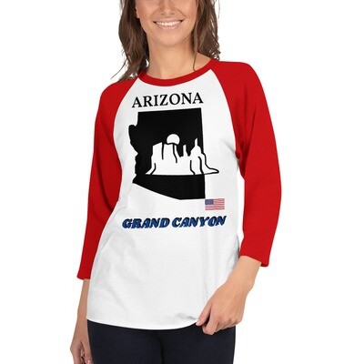 ARIZONA-3/4 sleeve raglan shirt