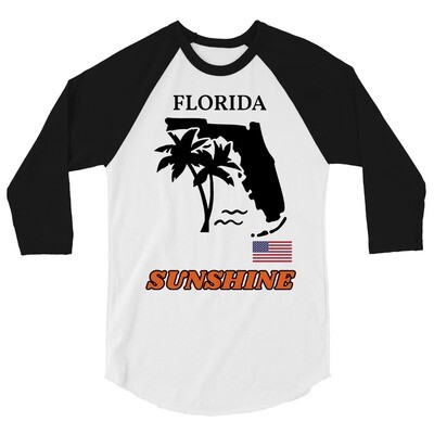 FLORIDA-3/4 sleeve raglan shirt