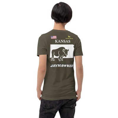 KANSAS-Short-Sleeve Unisex T-Shirt