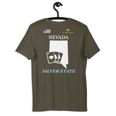 NEVADA-Short-Sleeve Unisex T-Shirt