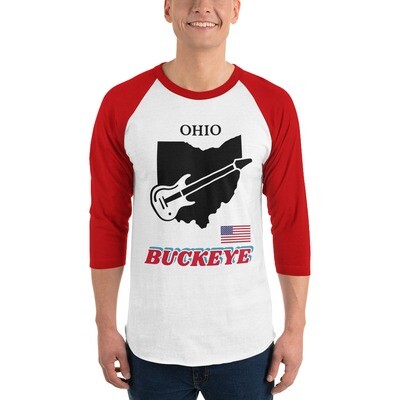 OHIO-3/4 sleeve raglan shirt