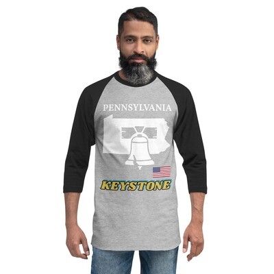PENNSYLVANIA-3/4 sleeve raglan shirt
