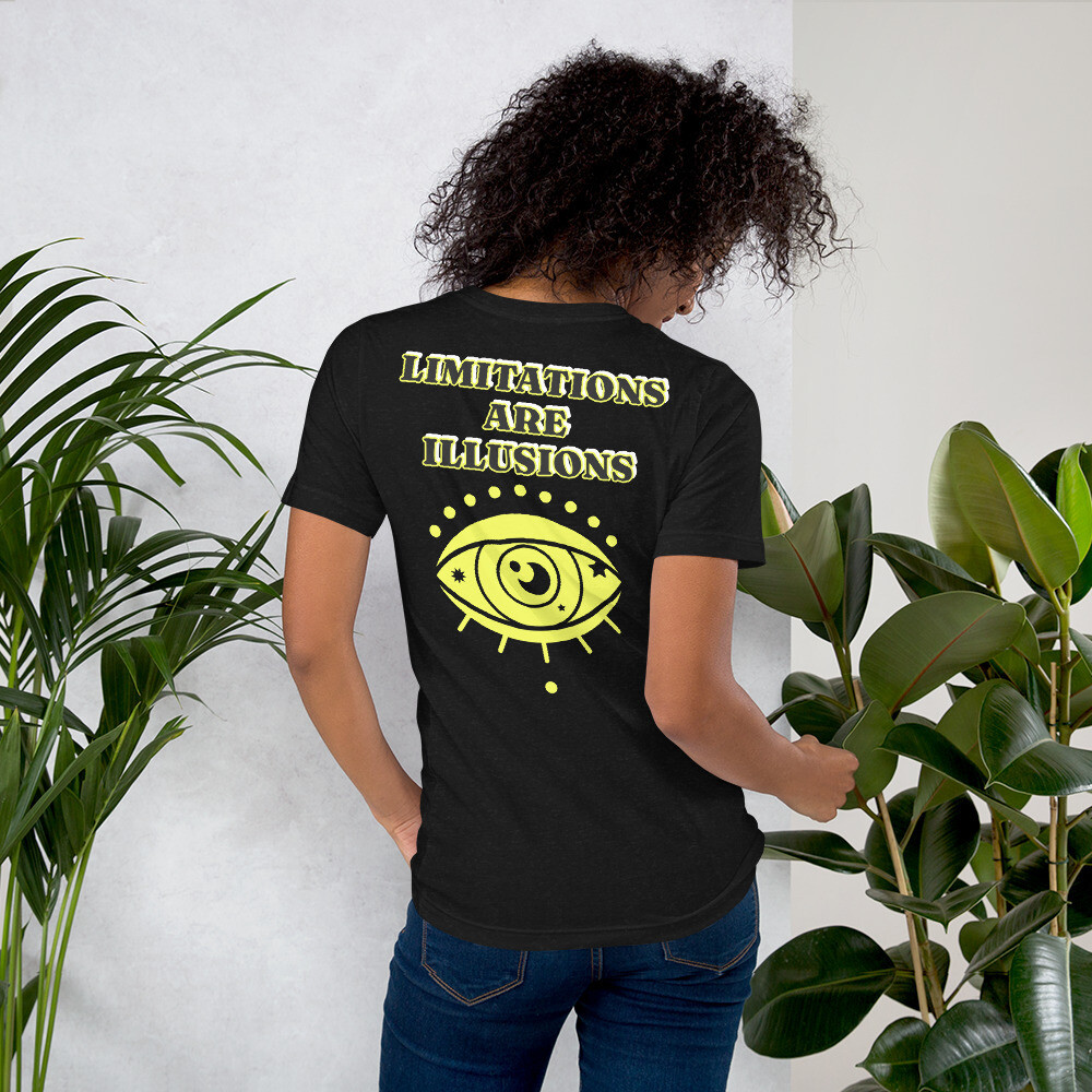LIMITLESS-Short-sleeve unisex t-shirt, Color: Black Heather, Size: S