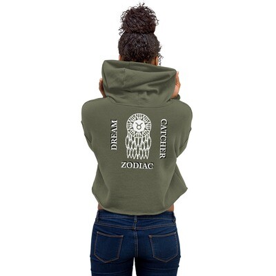 TAURUS ZODIAC-Crop Hoodie