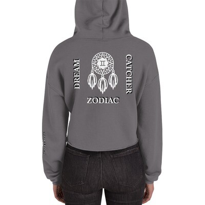 GEMINI ZODIAC-Crop Hoodie