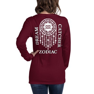 AQUARIUS ZODIAC-Unisex Long Sleeve Tee