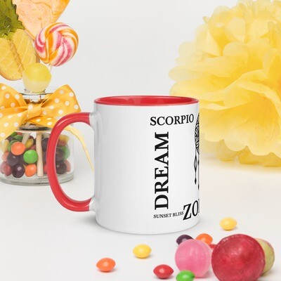 SCORPIO ZODIAC-Mug with Color Inside